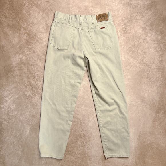 Vintage 70s Penneys Ranchcraft Khaki Relaxed Pants Distressed Workwear Western - Picture 3 of 11